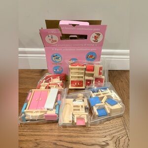 New Wooden Dollhouse Furniture
